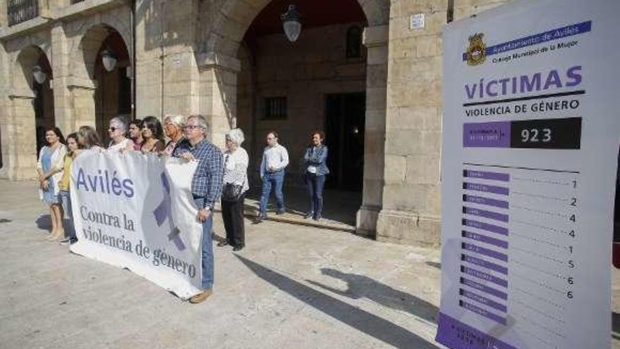 Protesta contra las agresiones machistas