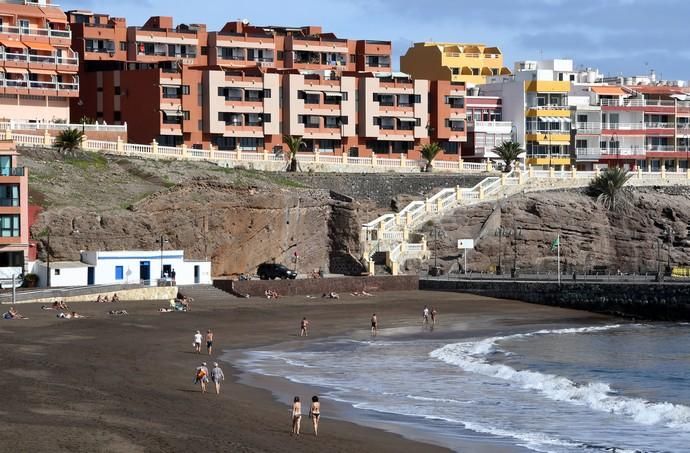 30/11/2018 TELDE.  Zona donde ira el ascensor ...