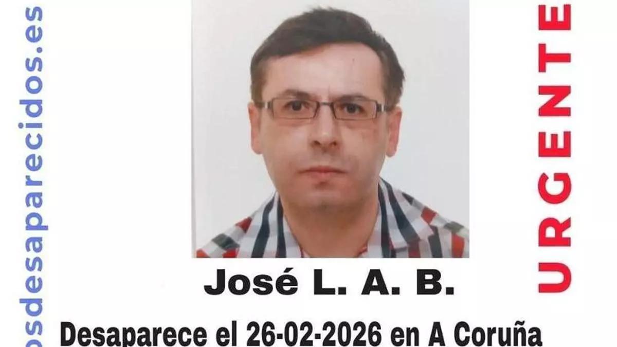 Buscan a un hombre desaparecido desde el jueves en A Coruña