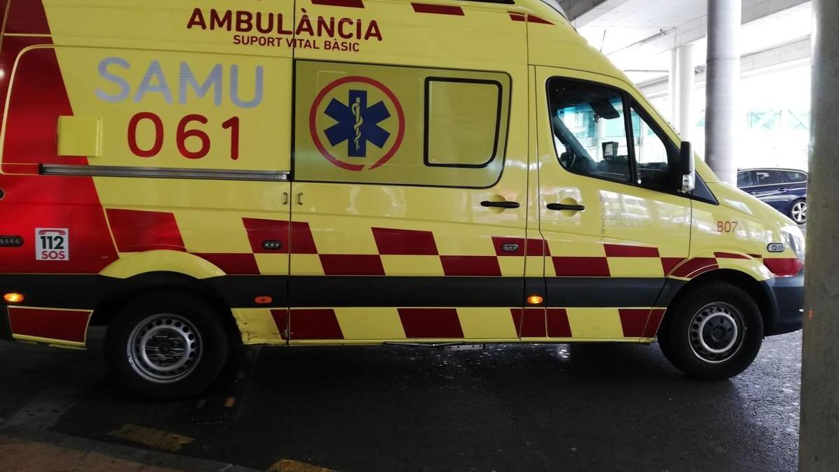 Una ambulancia del SAMU 06.