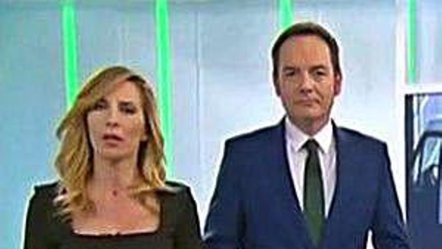 Pilar Rumeu y Roberto González, de &#039;Telenoticias 1&#039;.