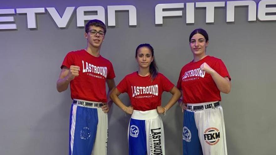 Los tres representantes del BoxSafor Club en la Copa del Mundo