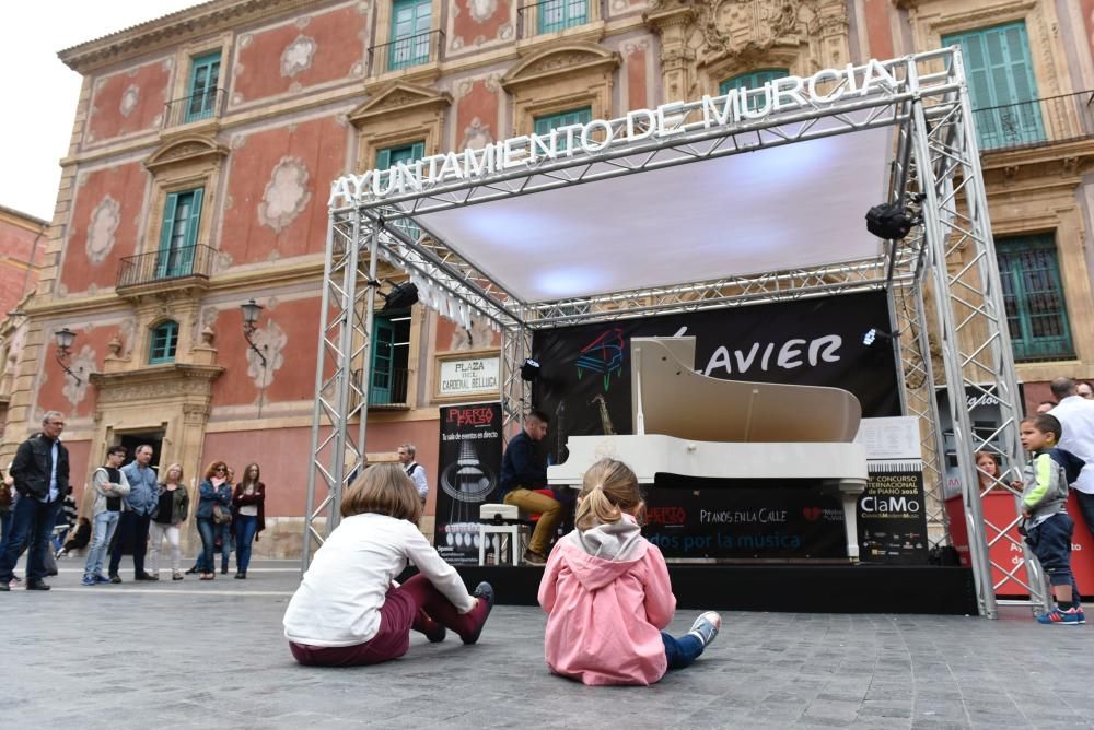 Pianos en las calles de Murcia