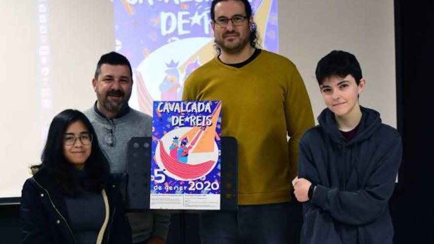 Cartel ganador para la promoción de la cabalgata de Reyes.