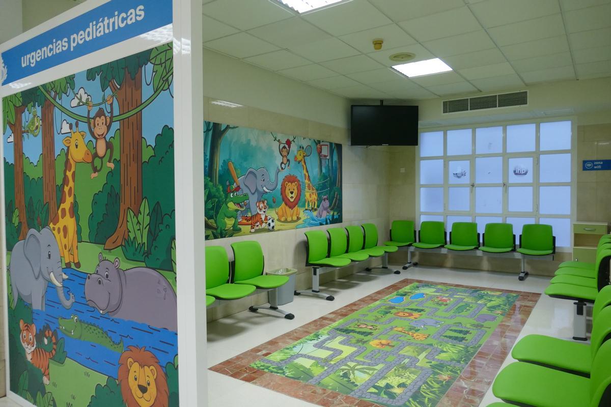 Sala espera Urgencias pediátricas.