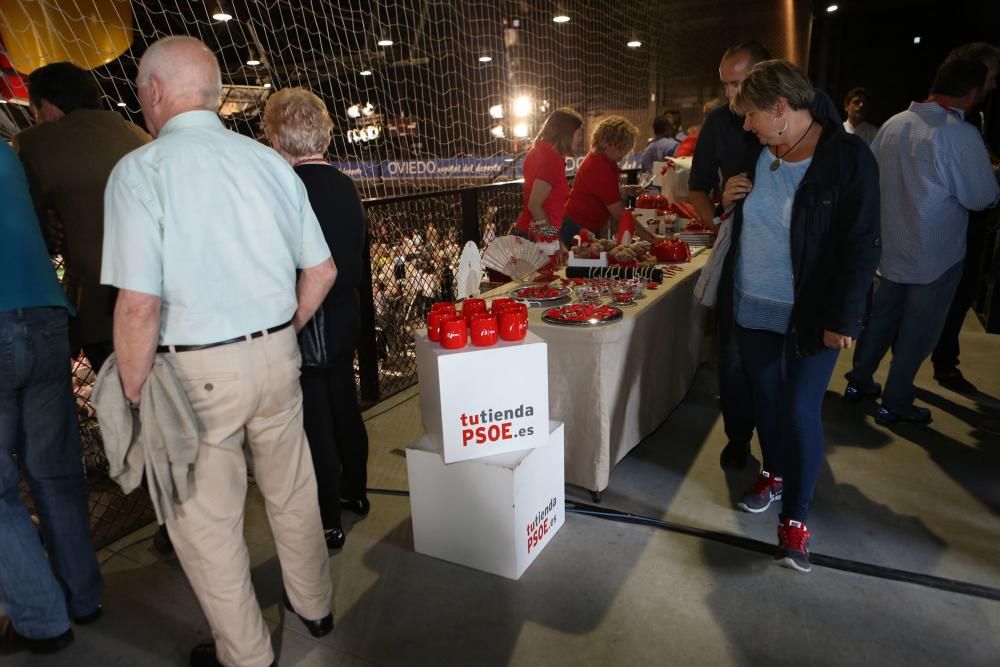 Mitin del PSOE en Oviedo con Pedro Sánchez