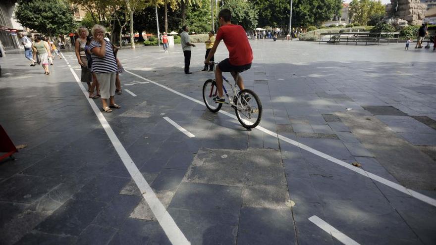 El peatón solo dispone del 20 por ciento del espacio urbano