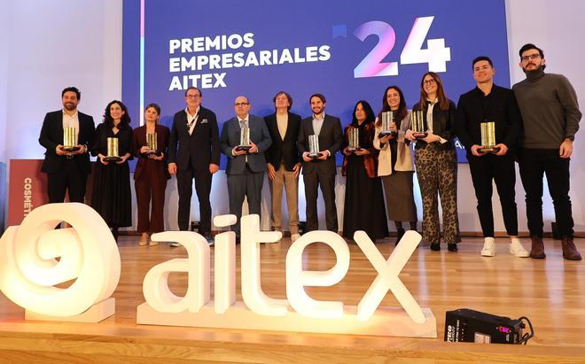 Galardonados en los Premios Empresariales AITEX