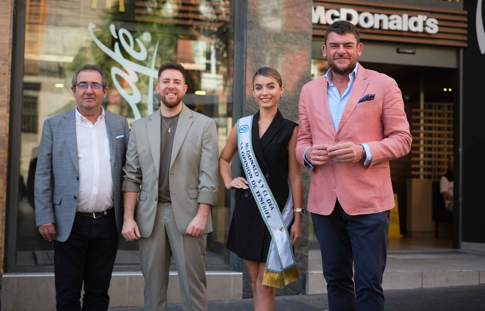 Visita de la candidata de McDonald's y El Día-La Opinión de Tenerife