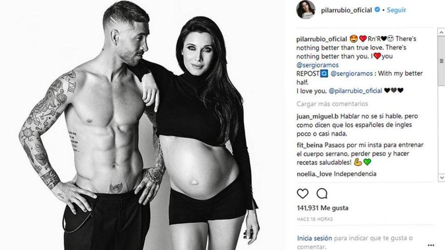 Sergio Ramos y Pilar Rubio lucen tipo