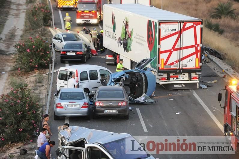 Grave accidente en Sangonera la Seca