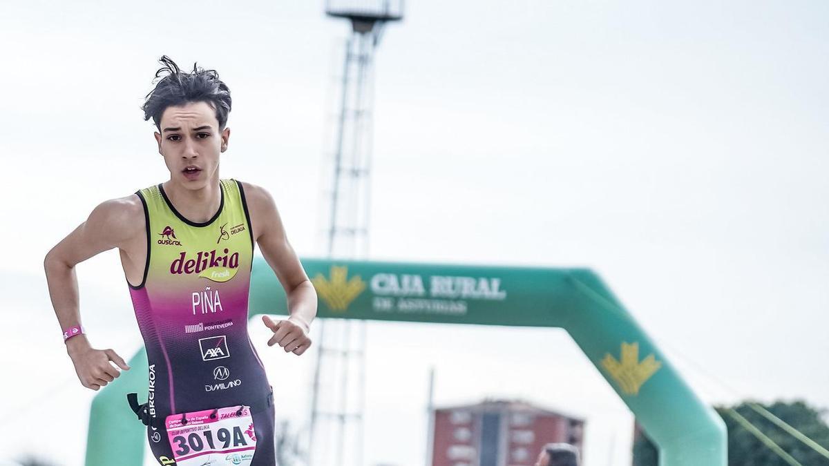 Luis Pina durante una carrera reciente.