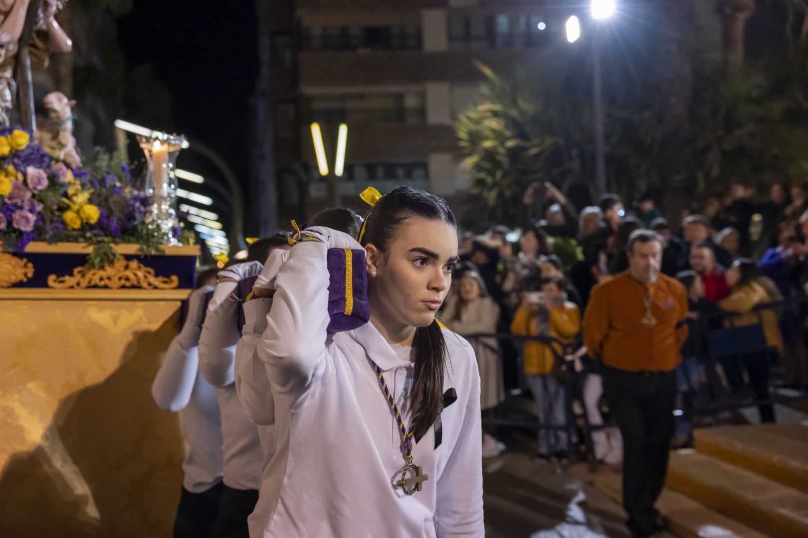 Encuentro de la Vía Dolorosa en Torrevieja del Miércoles Santo con la presencia del obispo José Ignacio Munilla