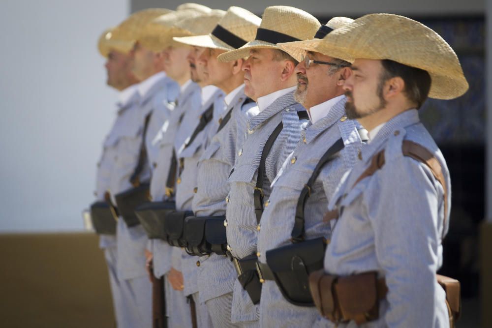 Recreaciones militares de época en el cuartel de la Alameda