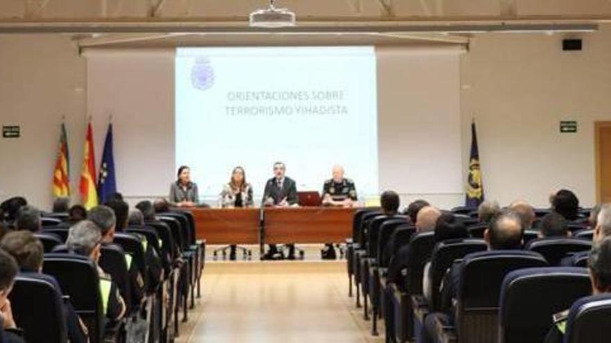 Una de las acciones formativas sobre terrorismo yihadista.