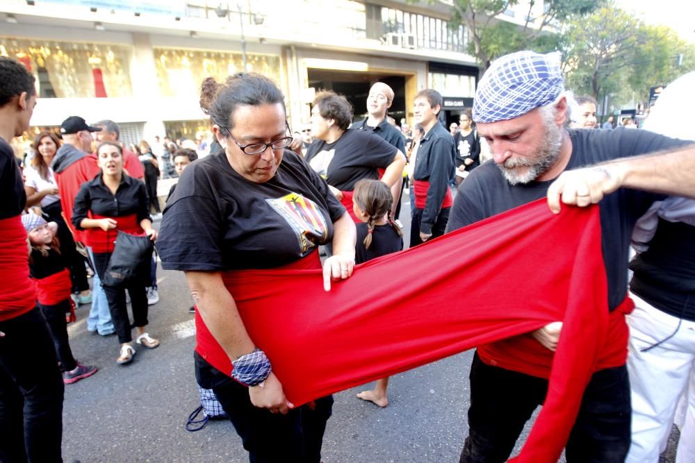 Manifestación de la Comissió 9 d'Octubre