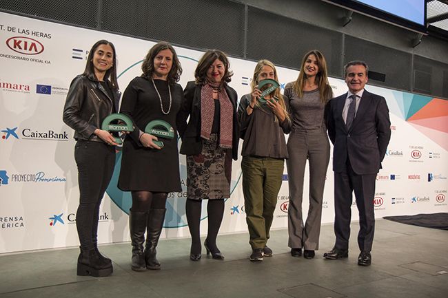 Las premiadas en la primera edición de los Premios Nacionales eWoman
