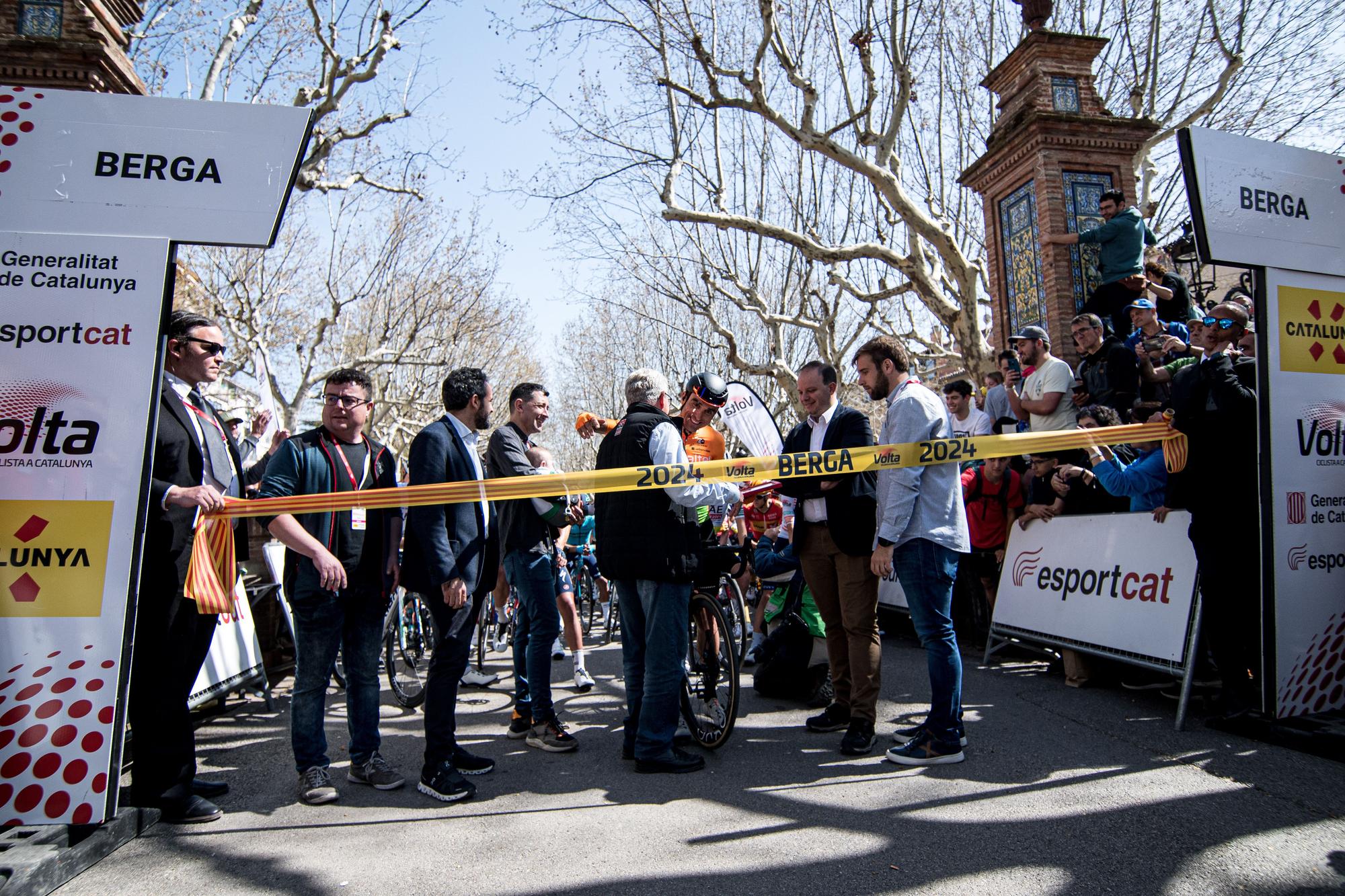 BERGA . PASSEIG DE LA INDUSTRIA . LA VOLTA CATALUNYA . ETAPA 6 BERGA QUERALT