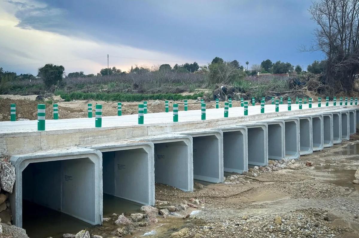 Paso de Xarcos Secs reconstruido y elevado que servirá de modelo.