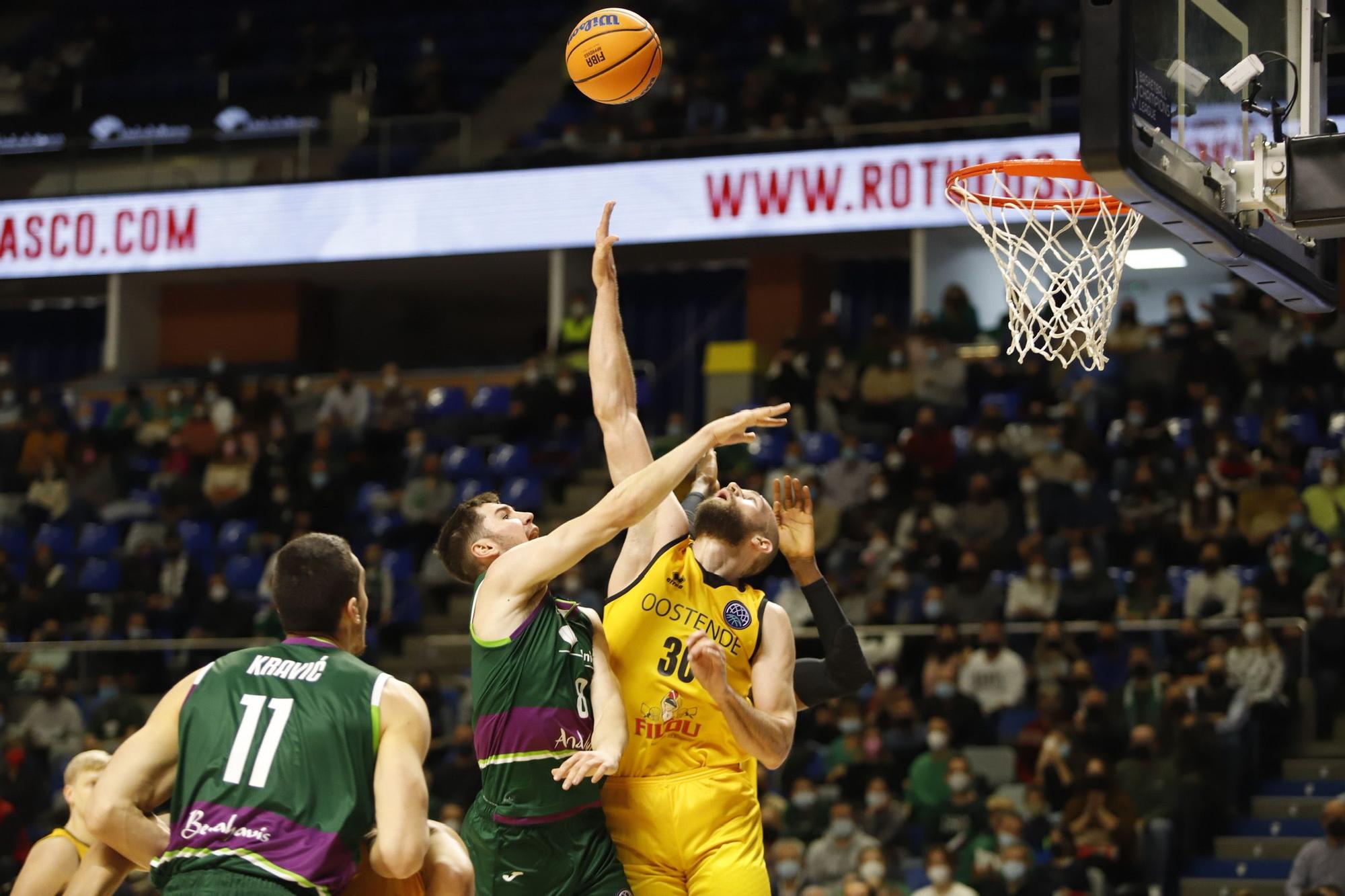 Las imágenes del Unicaja - Filou Oostende de la BCL