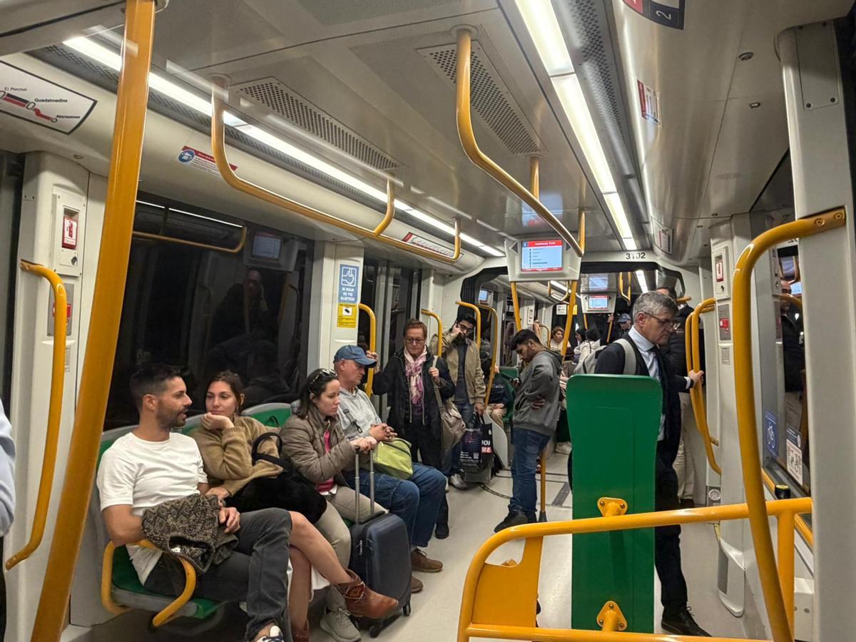 El Metro de Málaga vuelve a la huelga.