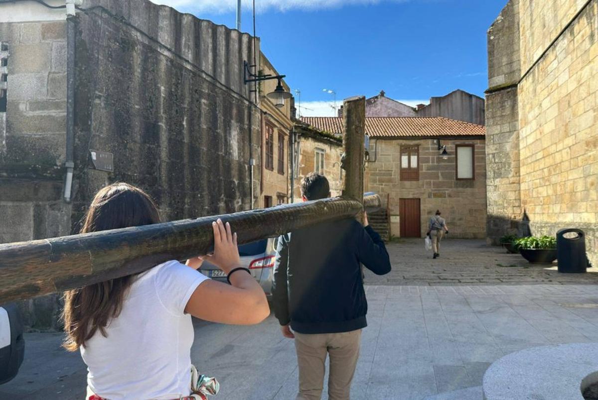 Traslado de las imágenes de la Casa de Novenas a la excolegiata. | S,Á.