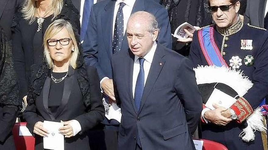 El ministro de Interior, Jorge Fernández Díaz, ayer, en el Vaticano.