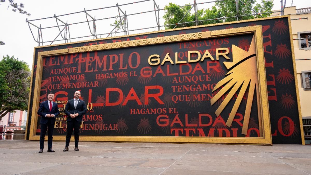 El escenario de las Fiestas de Santiago de Gáldar mira al Año Santo Jacobeo 2027