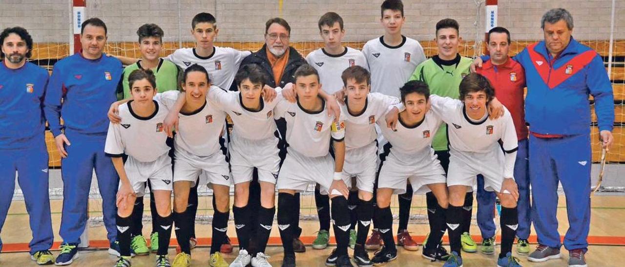 Imagen de la selección balear juvenil de fútbol sala que ha disputado este pasado fin de semana el Nacional.