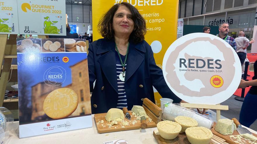 Natalia Lobeto, presidenta de la DOP Queso Casín: "En el medio rural necesitamos emprendedores que creen empresas, no solo venir a teletrabajar para una compañía de Madrid"