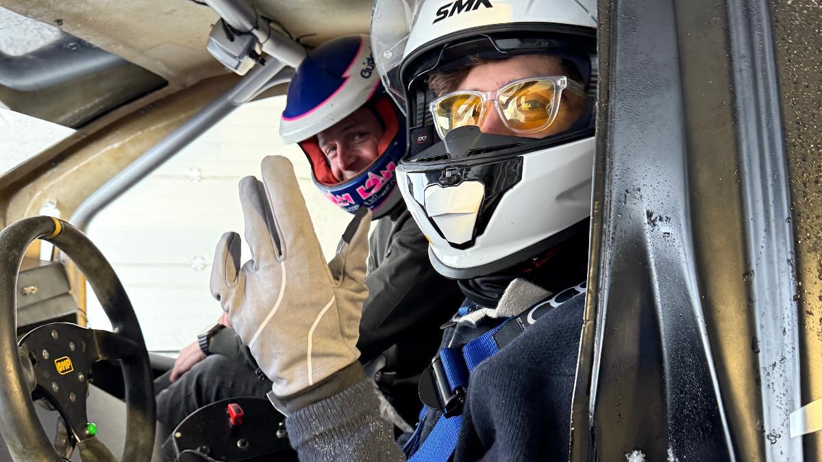 Colapinto, al volante en el circuit de Pas de la Casa