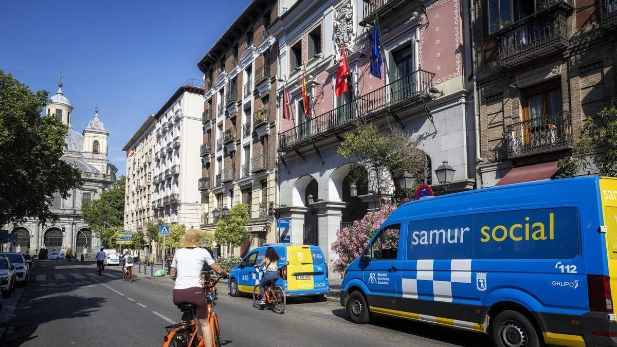 Fachada de la Central de Samur Social Darío Pérez Madera.