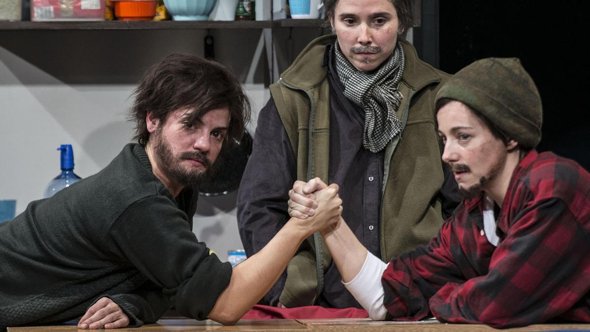 Una escena de «Petróleo», una de les peces «potents» i amb mirada femenina.