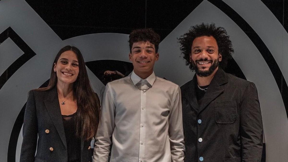 Enzo Alves firmó su primer contrato con el Real Madrid