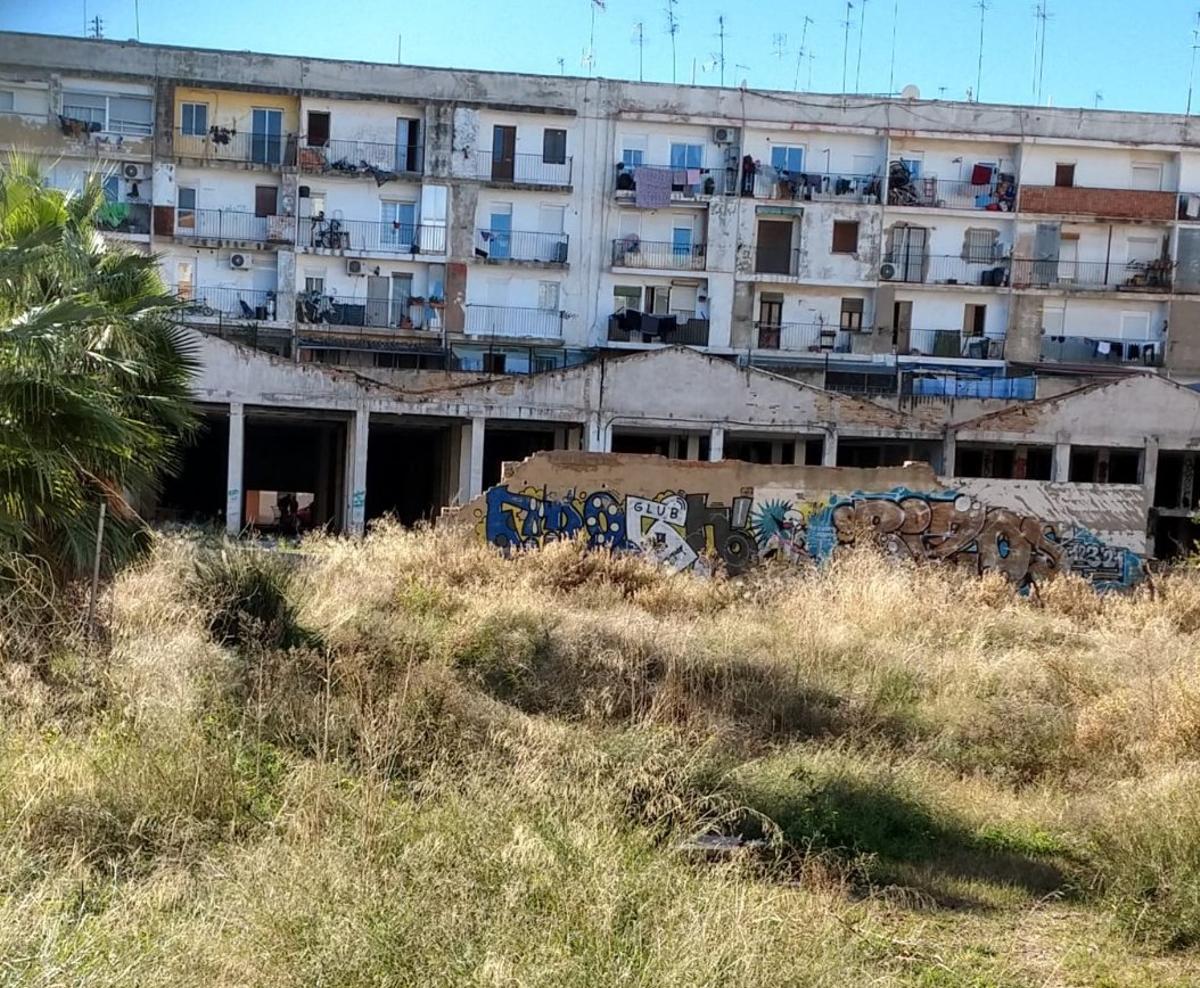 El solar donde se desarrollará el nuevo PAI de Benicalap