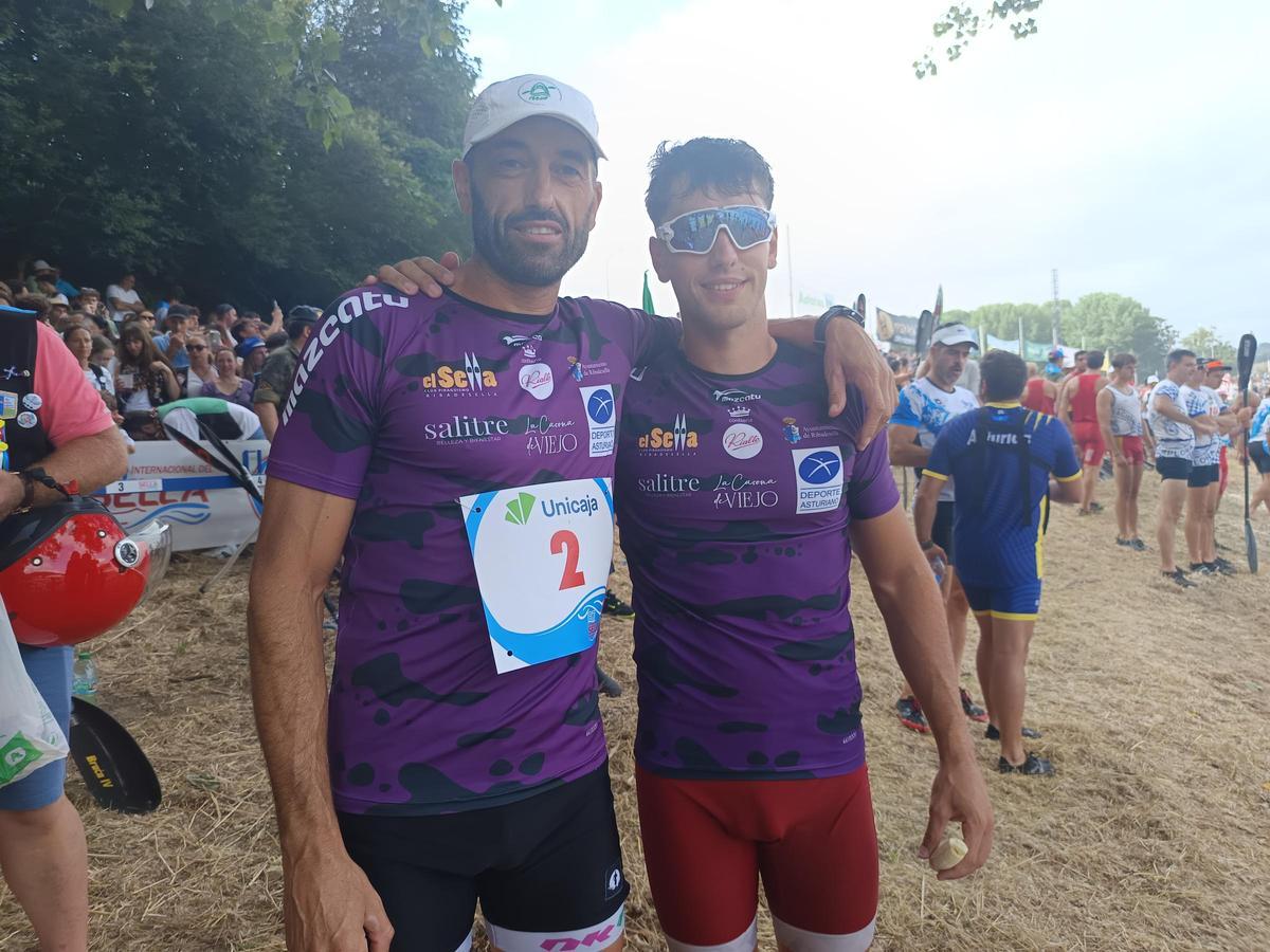 WAlter  Bouzan y Bertin Llera, en el Sella 2025.