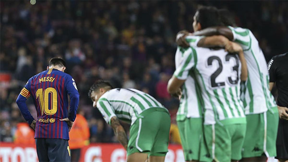 Así fue el festival de goles que se vio entre Barça y Betis