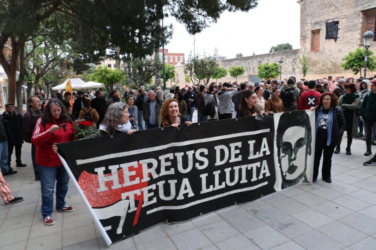 Concentración de homenaje a Guillem Agulló, en imagen de archivo.