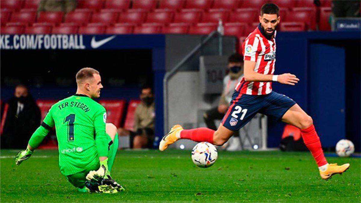 Carrasco supera a Ter Stegen en el pasado Atleti-Barça