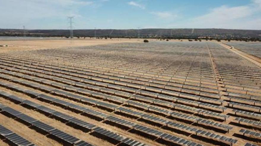 Paneles solares de una planta fotovoltaica.