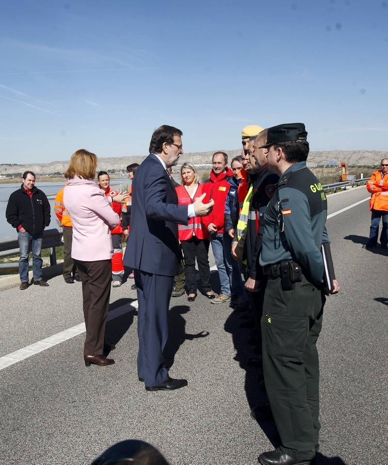 Fotogalería de la visita de Rajoy a la ribera del Ebro