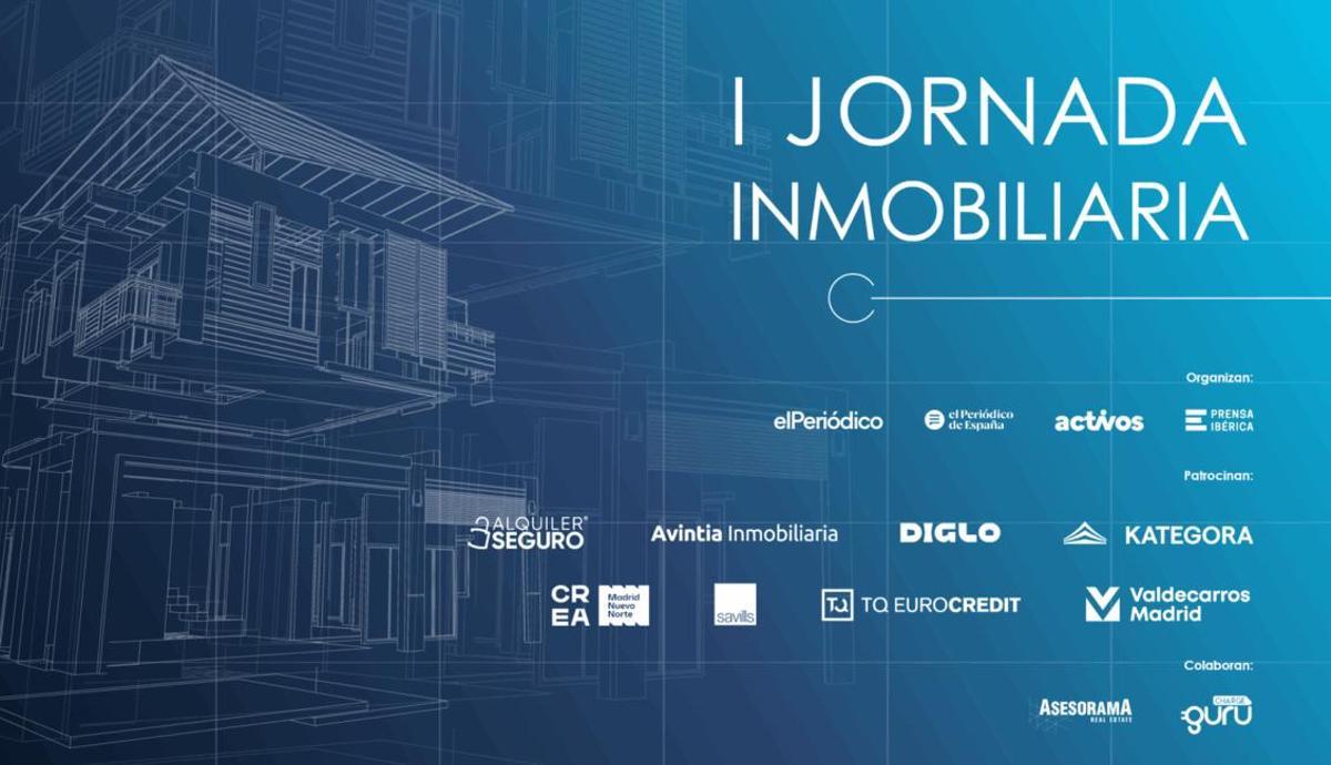 Cartel de las I Jornadas Inmobiliarias organizadas por Prensa Ibérica