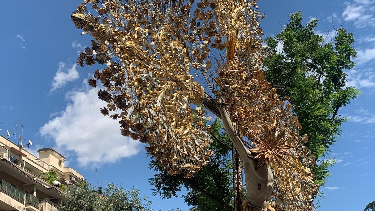 Christi Sancti del Priorato Ligure delle Confraternite (Italia); en la Gran Procesión de Roma