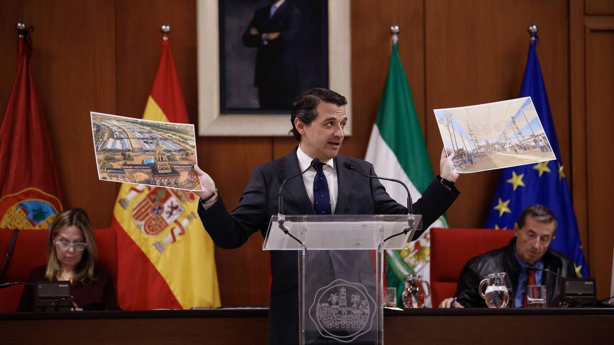 José María Bellido, en el debate sobre el estado de la ciudad.