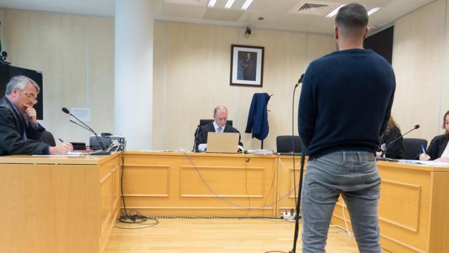 Ángel Boza, durante el juicio.