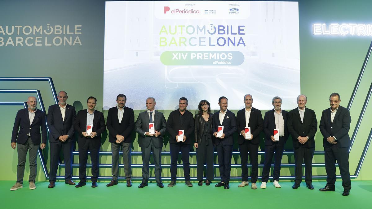 Acto de clausura del acto con los premiados Automobile Barcelona