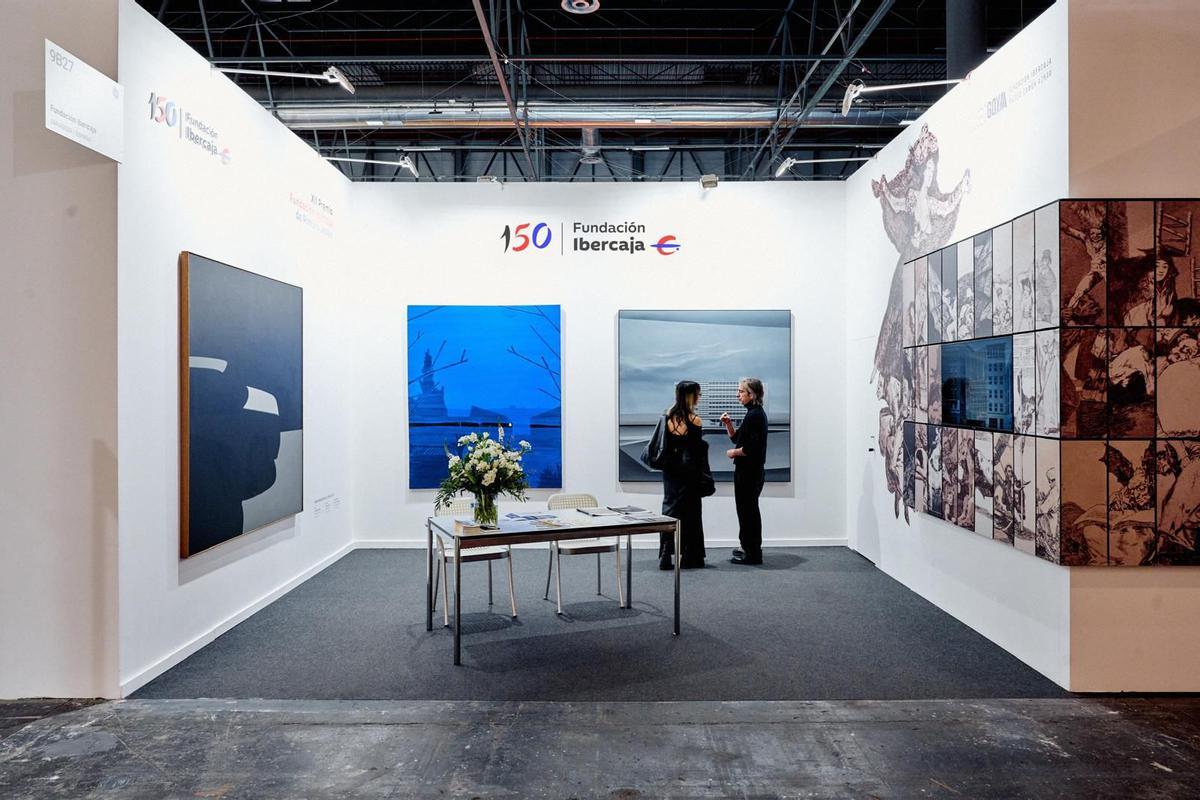 El estand de la Fundación Ibercaja en Arco.