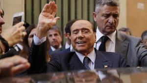 Silvio Berlusconi, en Roma.