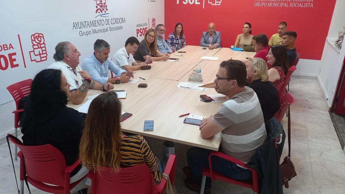 Antonio Hurtado se ha reunido hoy con los miembros de la candidatura socialista.