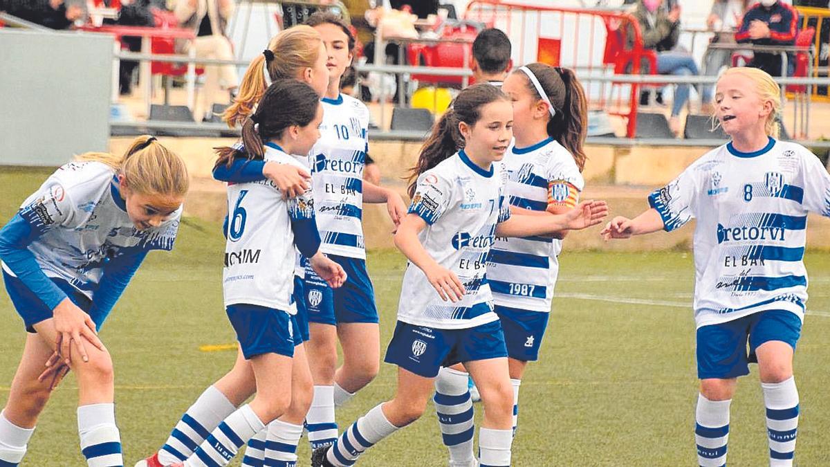 El club albiazul es el que más ha ampliado su estructura femenina de la capital de la Plana.